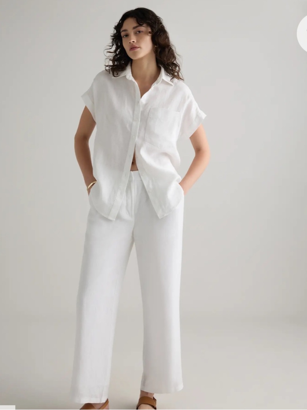 Quince 100 percent European Linen Camp Shirt